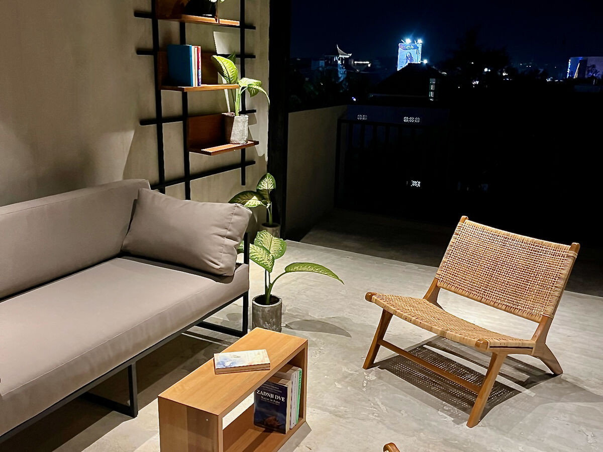 Rooftop city view